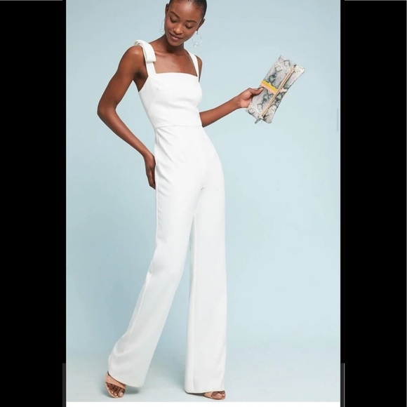 Black Halo Pants - NWT Anthropologie Black Halo Dana Petite Jumpsuit